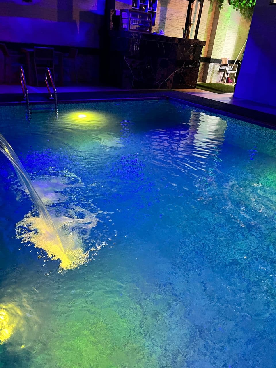 Gold Rhino pool side